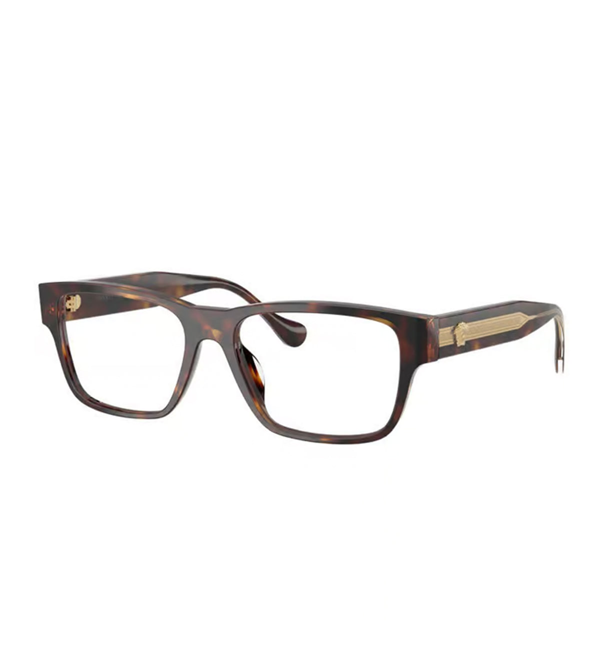 Versace Men's Havana Brown Rectangle Optical Frames - 0VE3390U553754