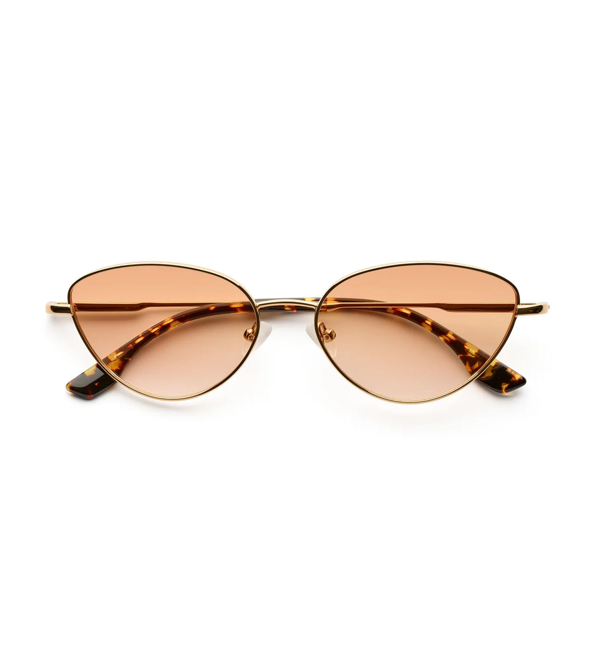 Komono Unisex Orange Cat Eye Sunglasses - KOM-S11052