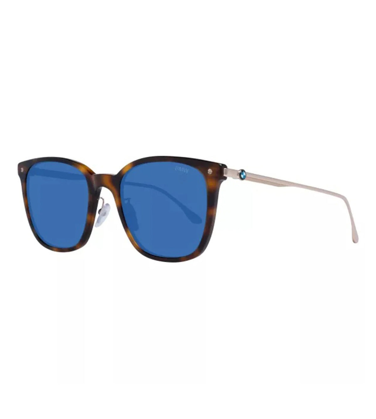 BMW Unisex Blue Square Sunglasses - BW0008 53V