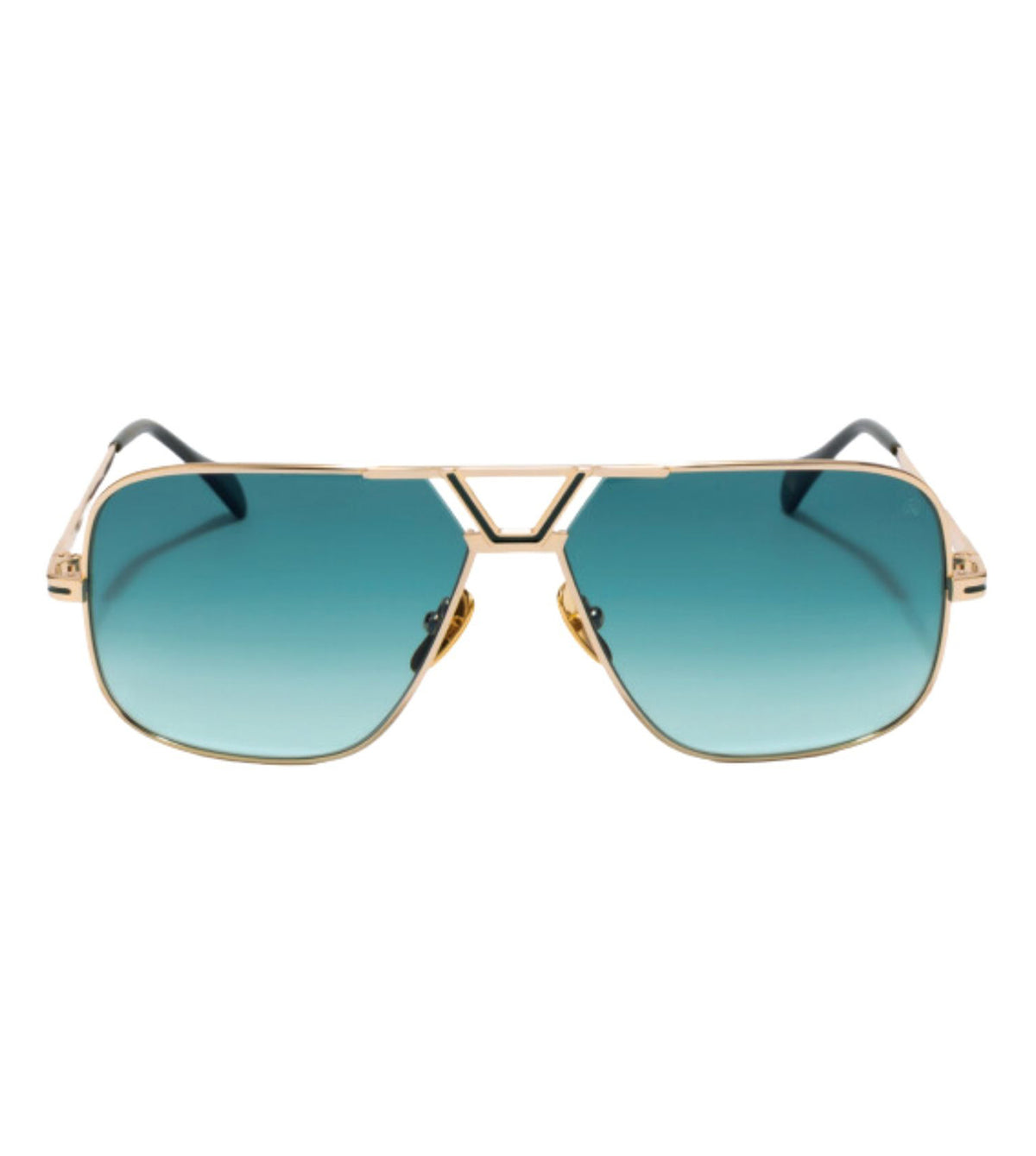 David Jones Men's Blue Pilot Sunglasses - SG-DJ 0394-C3-61