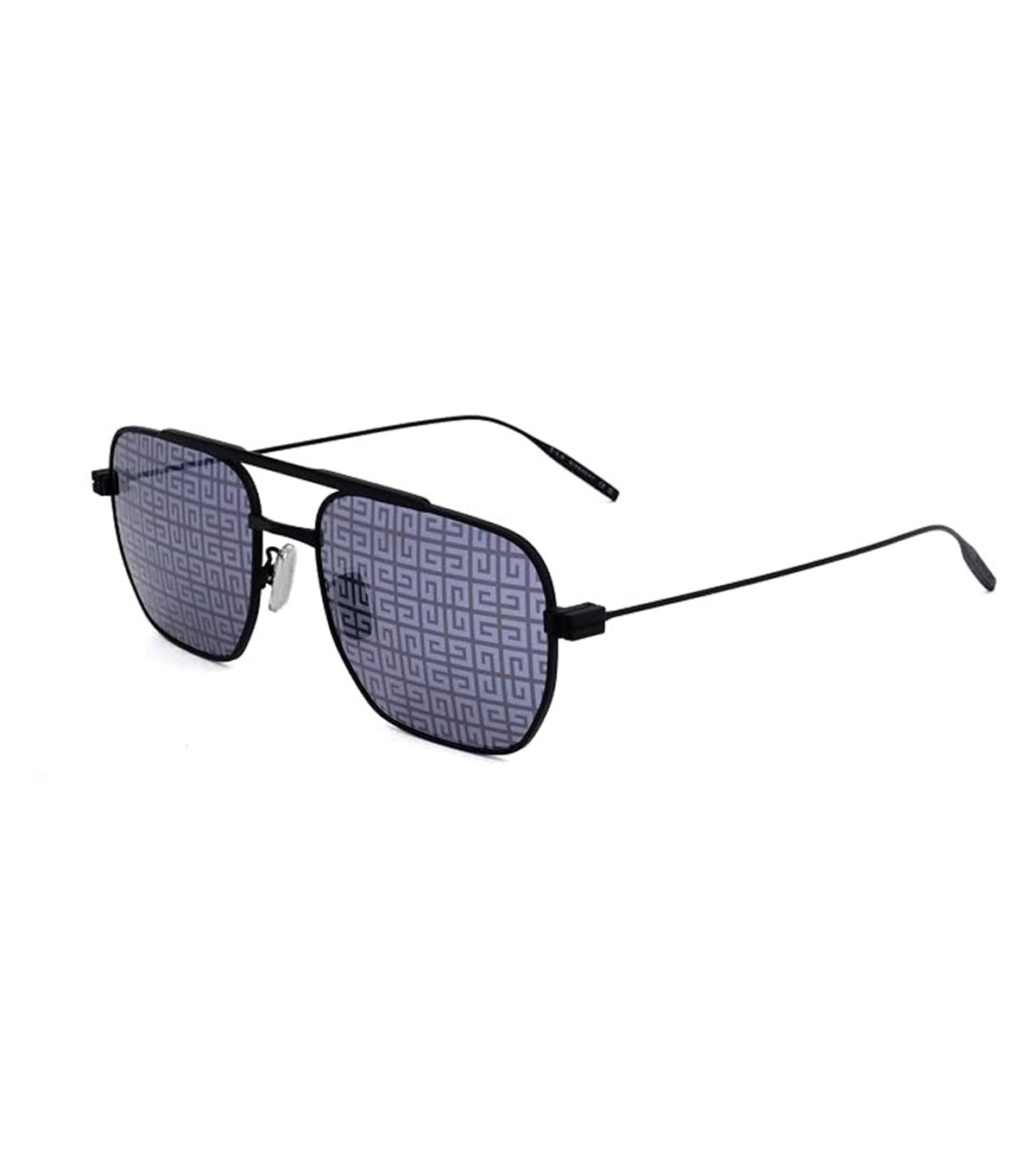 Givenchy Unisex Dark Grey Mirrored Square Sunglasses - GV40041U 54 02C