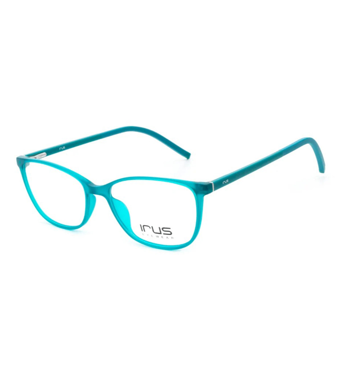 Irus Women's Matt Teal Oval Optical Frames - IRUS 3145 48 C2