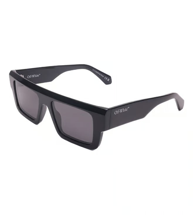 Off White Unisex Grey Square Sunglasses OERI14T11007
