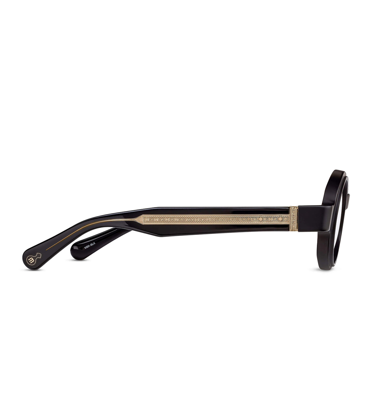 Matsuda M1041.RX.MBK-BLK.45 Unisex Matte Black Round Optical Frames alternate view
