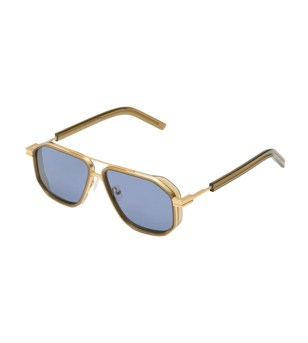 Komono Unisex Blue Aviator Sunglasses - KOM-S11800