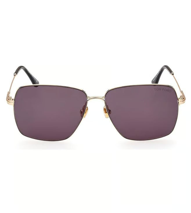 Tom Ford Unisex Smoke Pilot Sunglasses-zoom-1