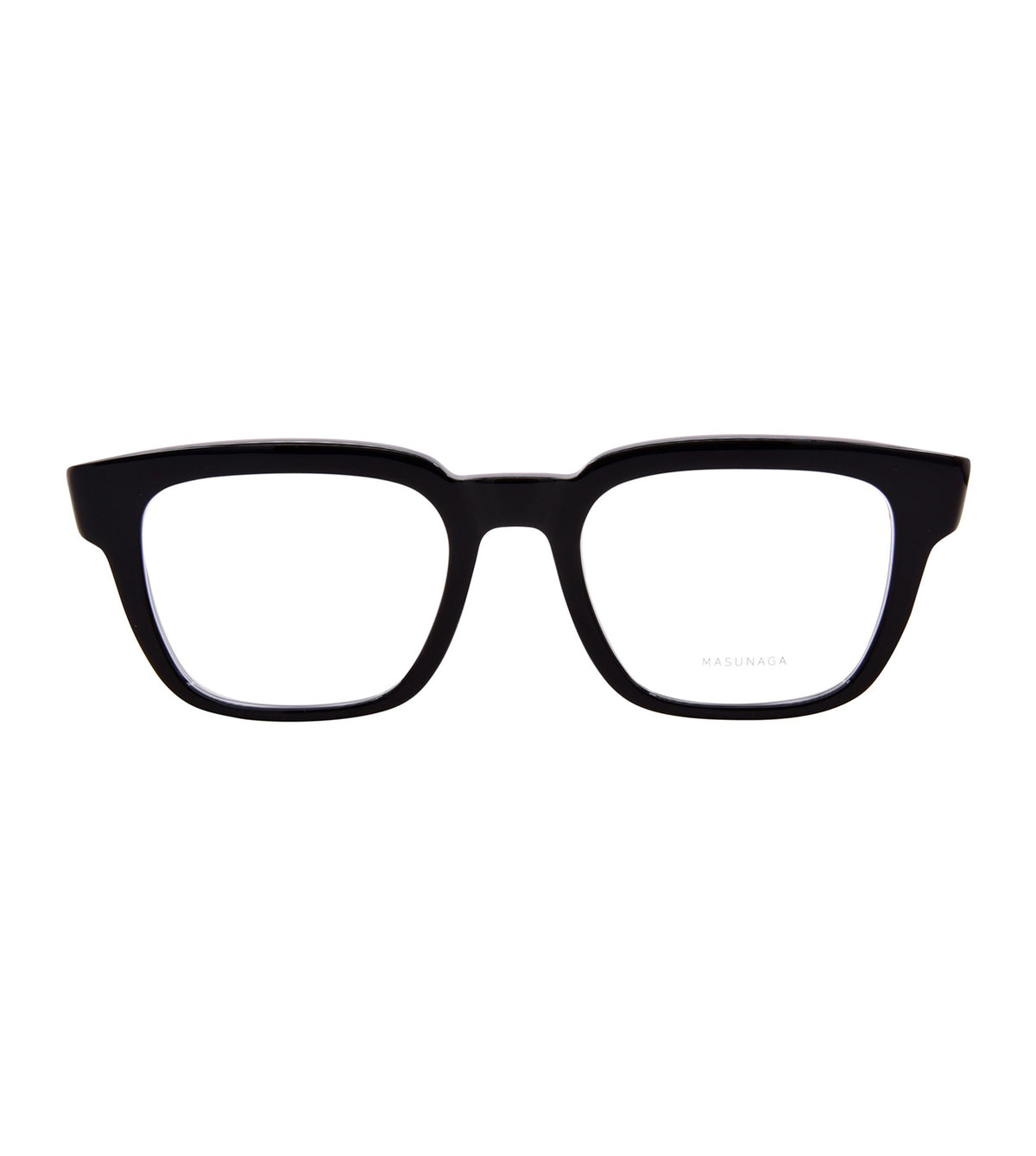 Masunaga KOKI 100 19 U-BK 52 Unisex Black Square Optical Frames