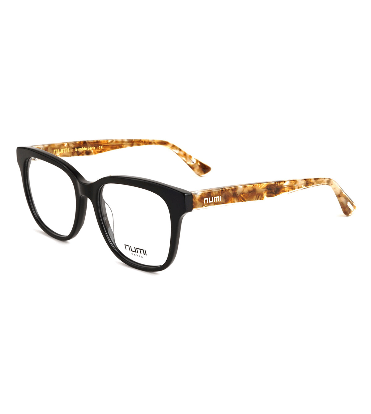 Numi Paris Women's Black Square Optical Frames - NP2409-01-52