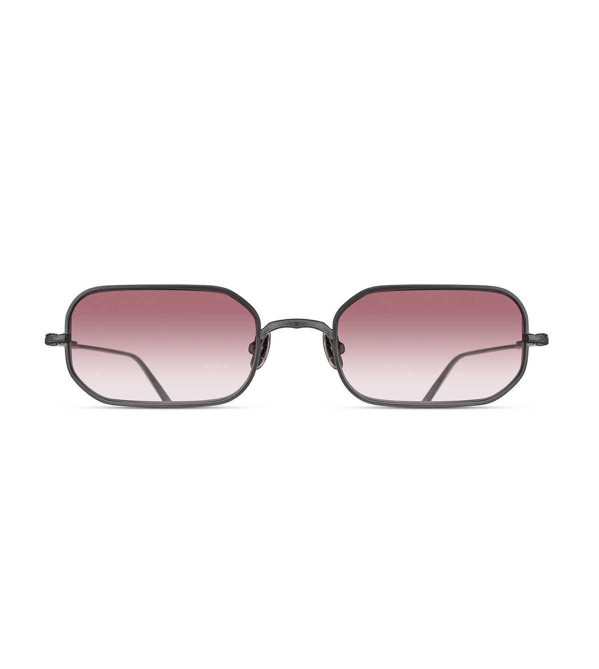 Matsuda M3163.SG.MBK.53 Unisex Rose Gradient Rectangle Sunglasses