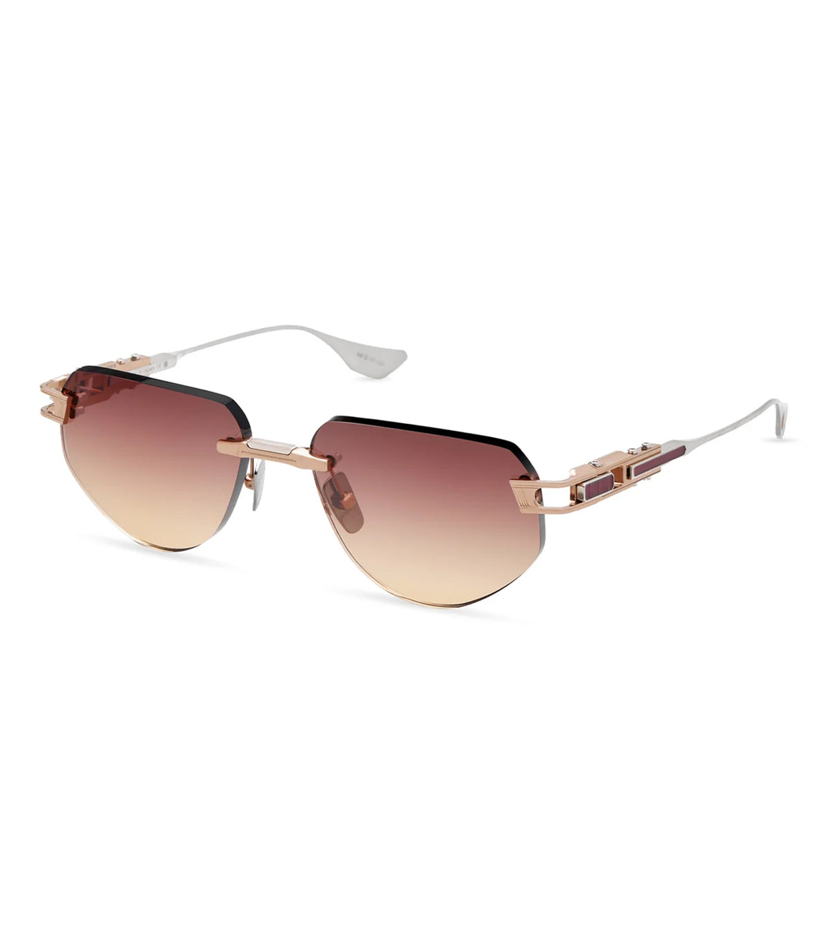 Dita Unisex Saturn Sunset Gradient Geometric Sunglasses - DTS164-A-03
