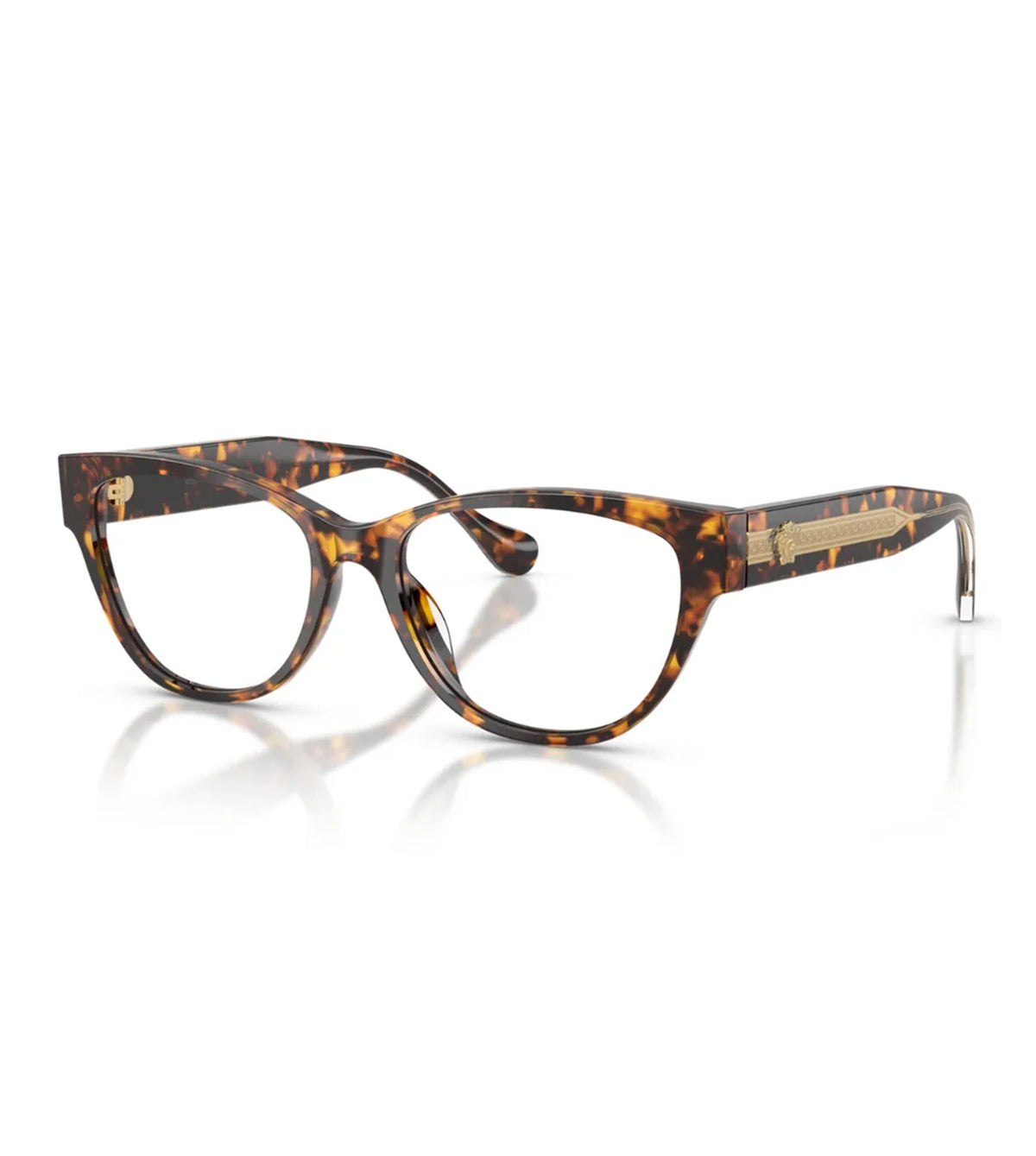 Versace Women's Havana Cat Eye Optical Frames - 0VE3389U551454