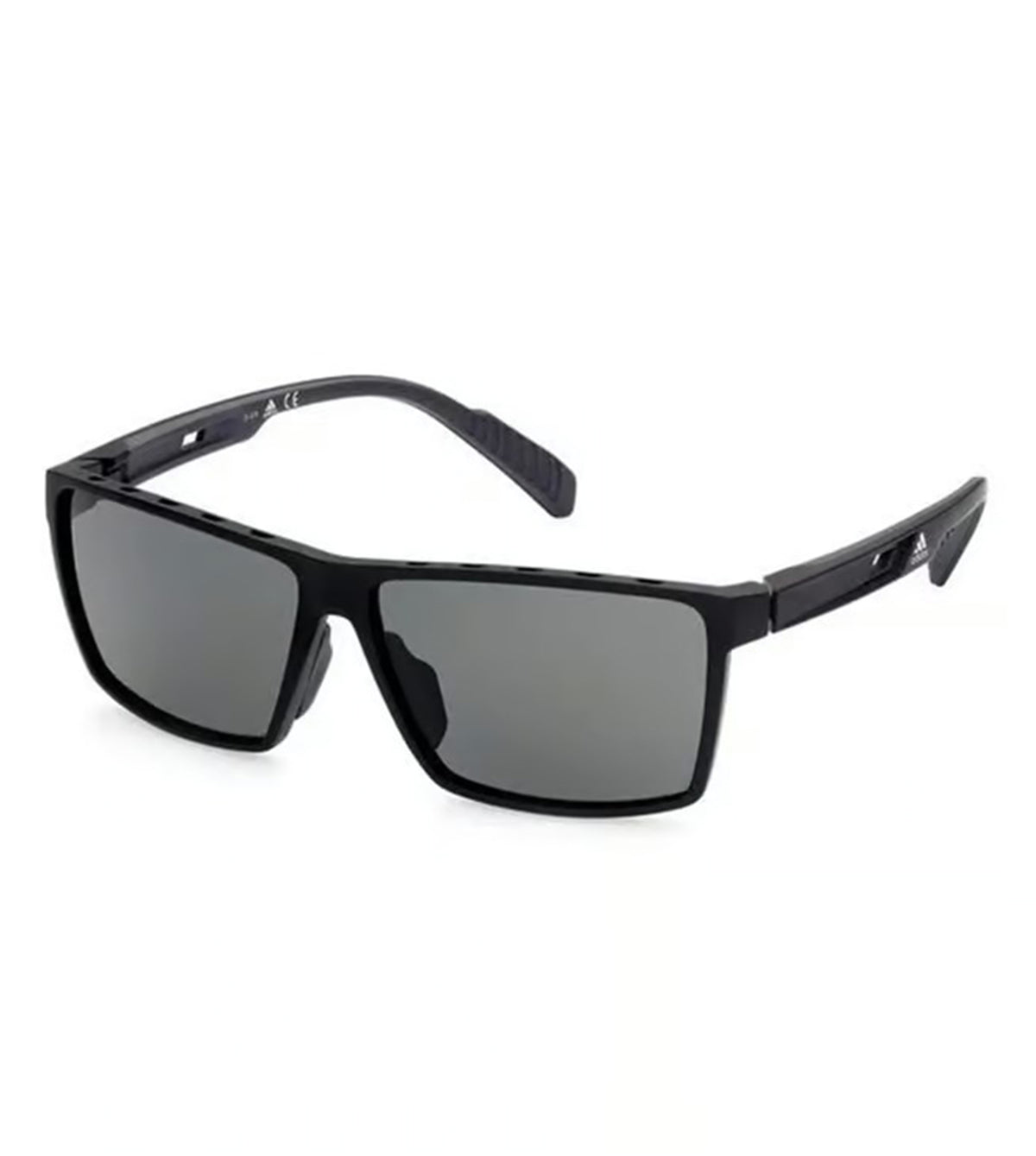 Adidas Men's Dark Grey Rectangular Sunglasses - SP0034-F 02A
