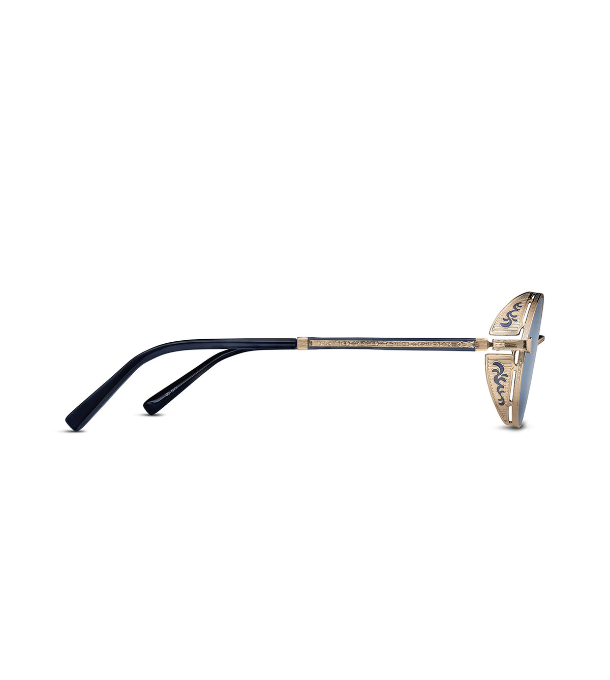 Matsuda M3137.SG.BG-NVY.51 Unisex Cobalt Blue Round Sunglasses alternate view