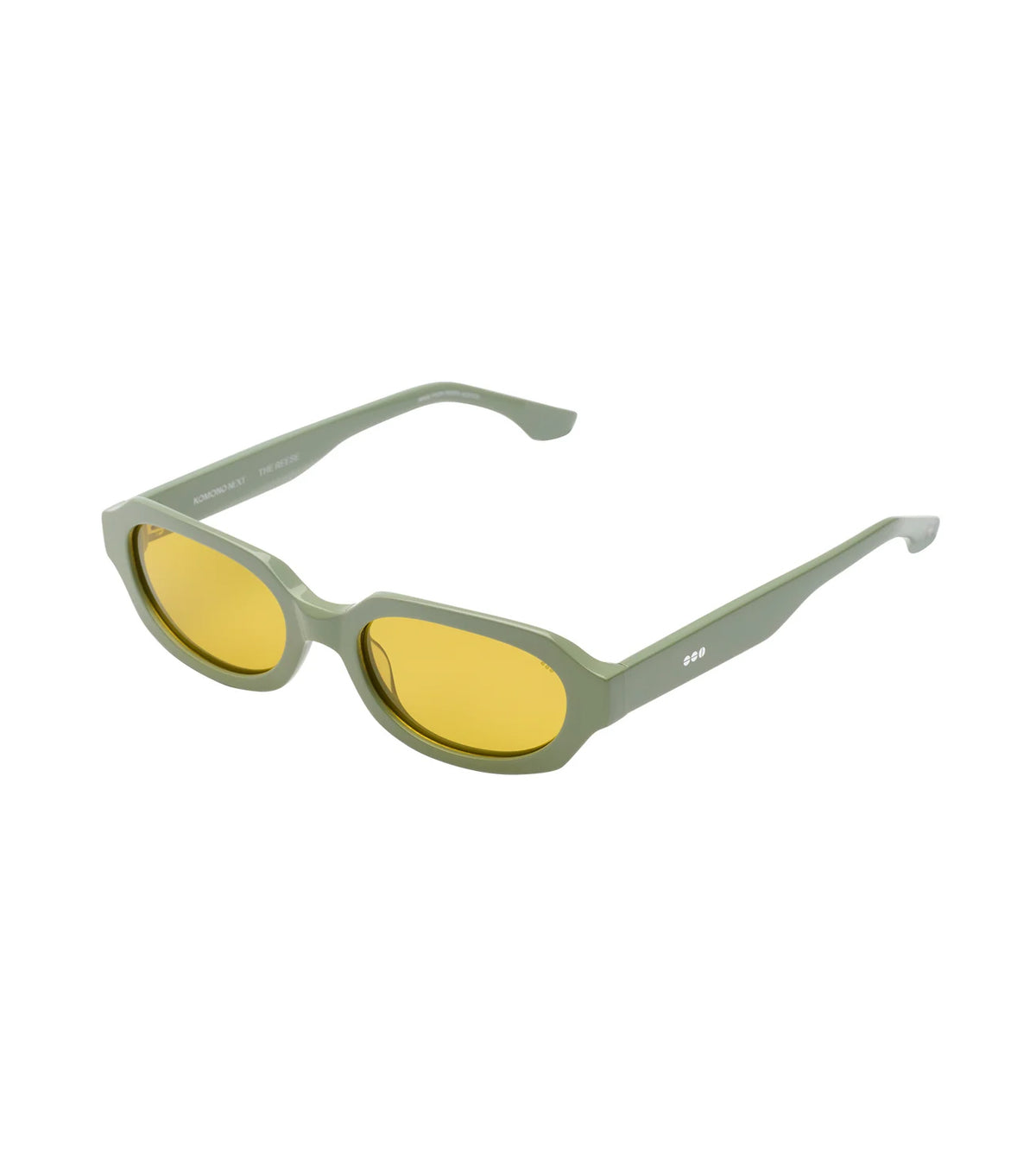 Komono Unisex Yellow Rectangular Sunglasses - KOM-S11653
