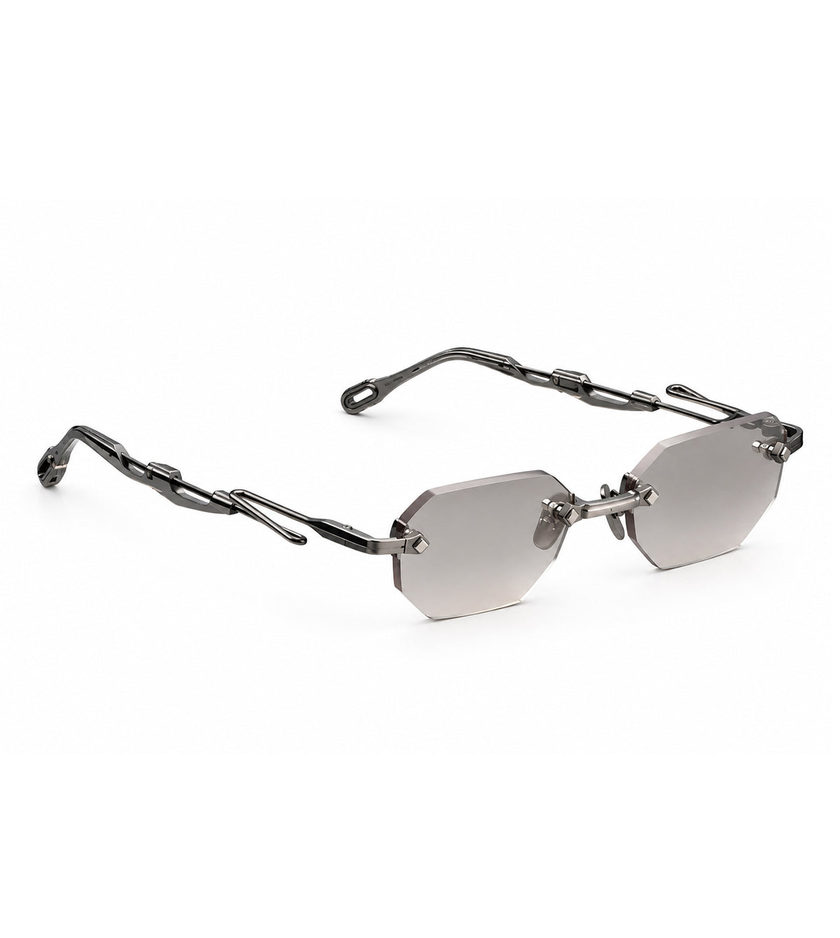 Capote Unisex Grey Angular Sunglasses - C33 GRAPHITE/GREY
