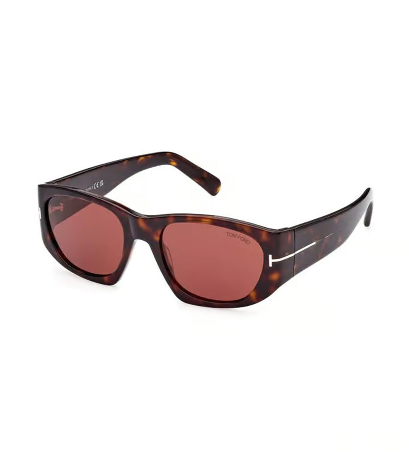 Tom Ford Unisex Burgundy Wayfarer Sunglasses-2