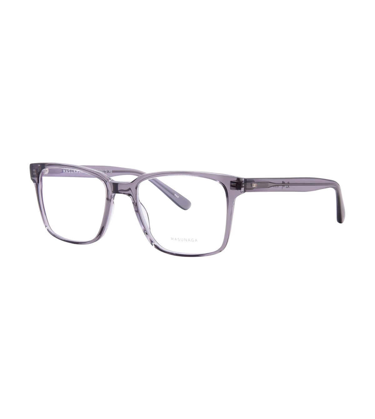 Masunaga KOKI 055 23 U-DEMI 52 Unisex Havana Square Optical Frames alternate view