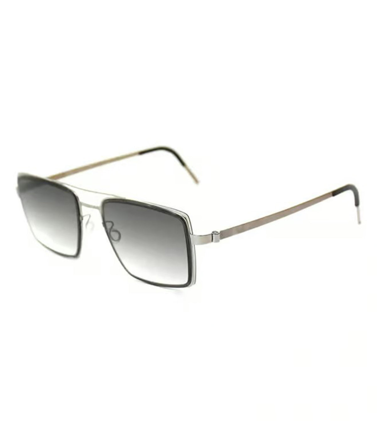 Lindberg L-S 8418 P10-K199-86-SL86 Grey Aviator Sunglasses side view