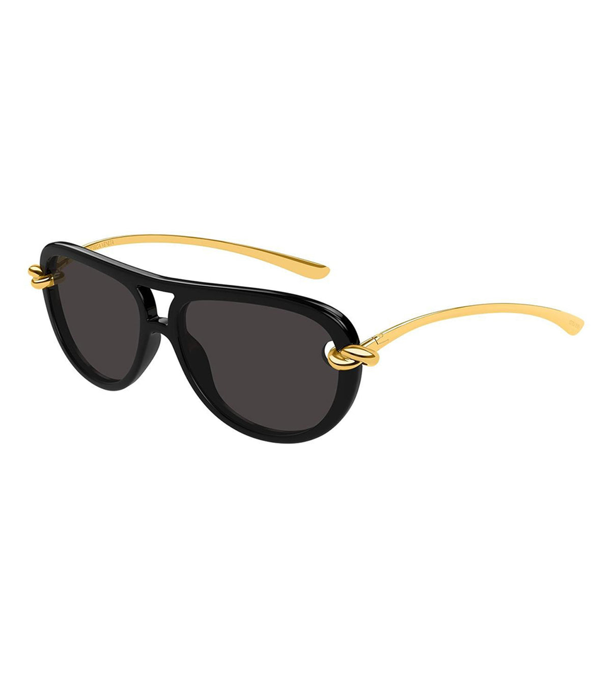 Bottega Veneta Women's Grey Aviator Sunglasses - BV1418S-005-58