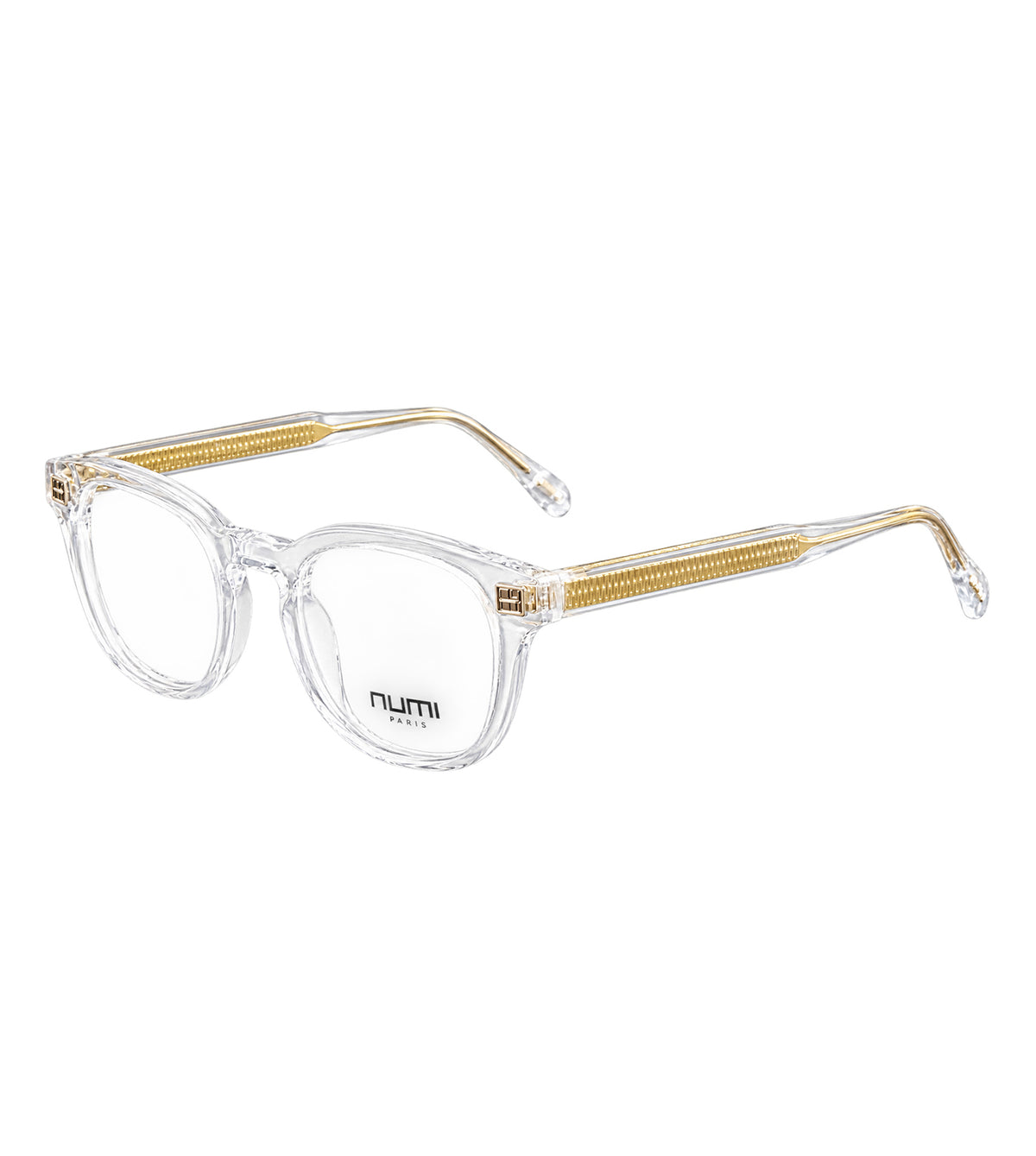 Numi Paris Men's Transparent Rectangle Optical Frames - NP2417-01-49