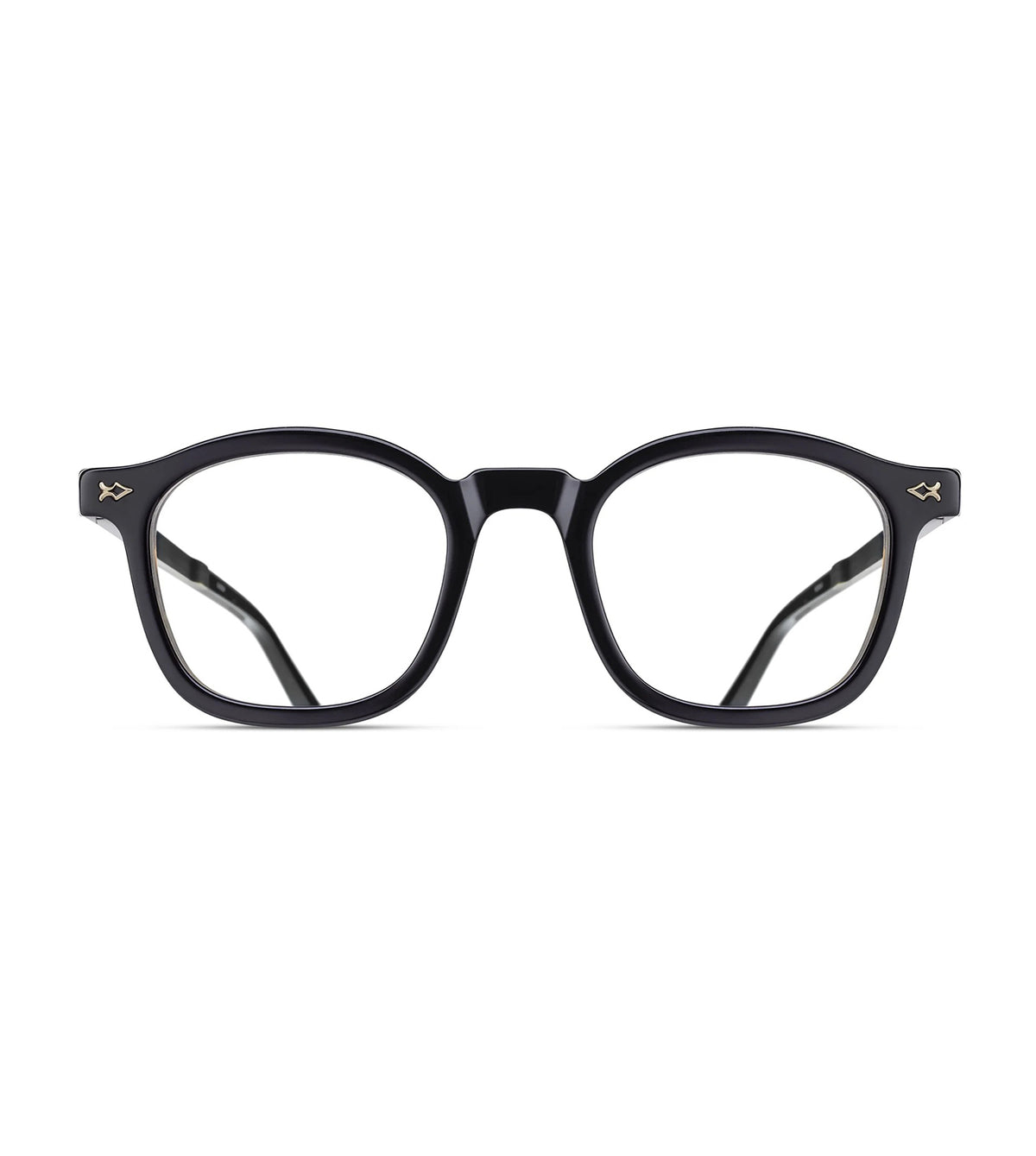 Matsuda M2068.RX.BKTO-AG.48 Unisex Black Tortoise Square Optical Frames