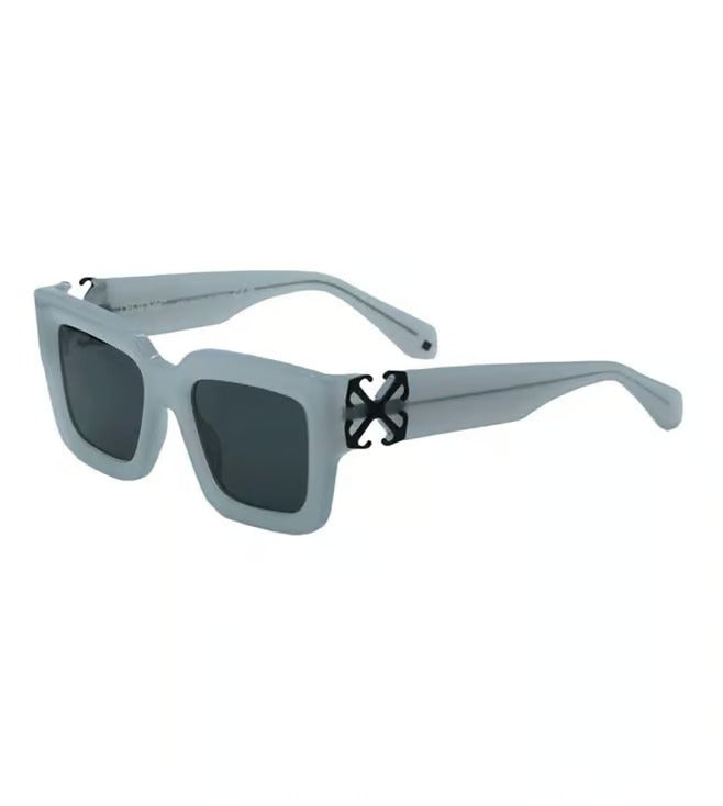 Off White Men's Grey Square Sunglasses OERI14DS2510907