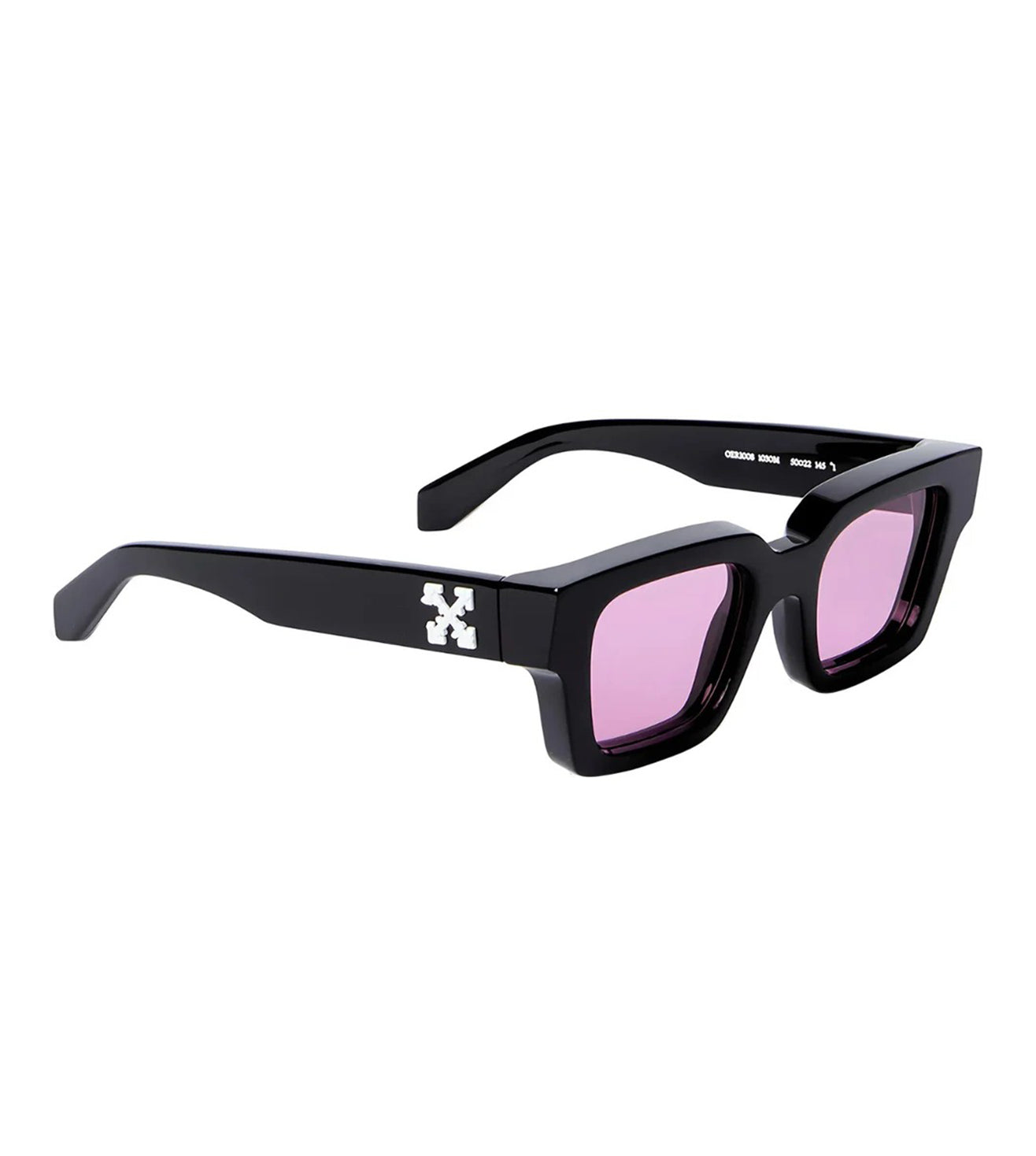 Off White Unisex Pink Square Sunglasses OERI008C9941030