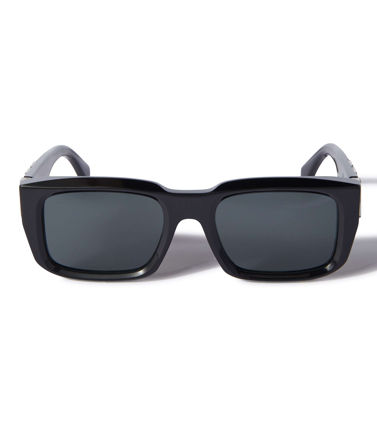 Off White Unisex Grey Rectangular Sunglasses OERI125S2411007