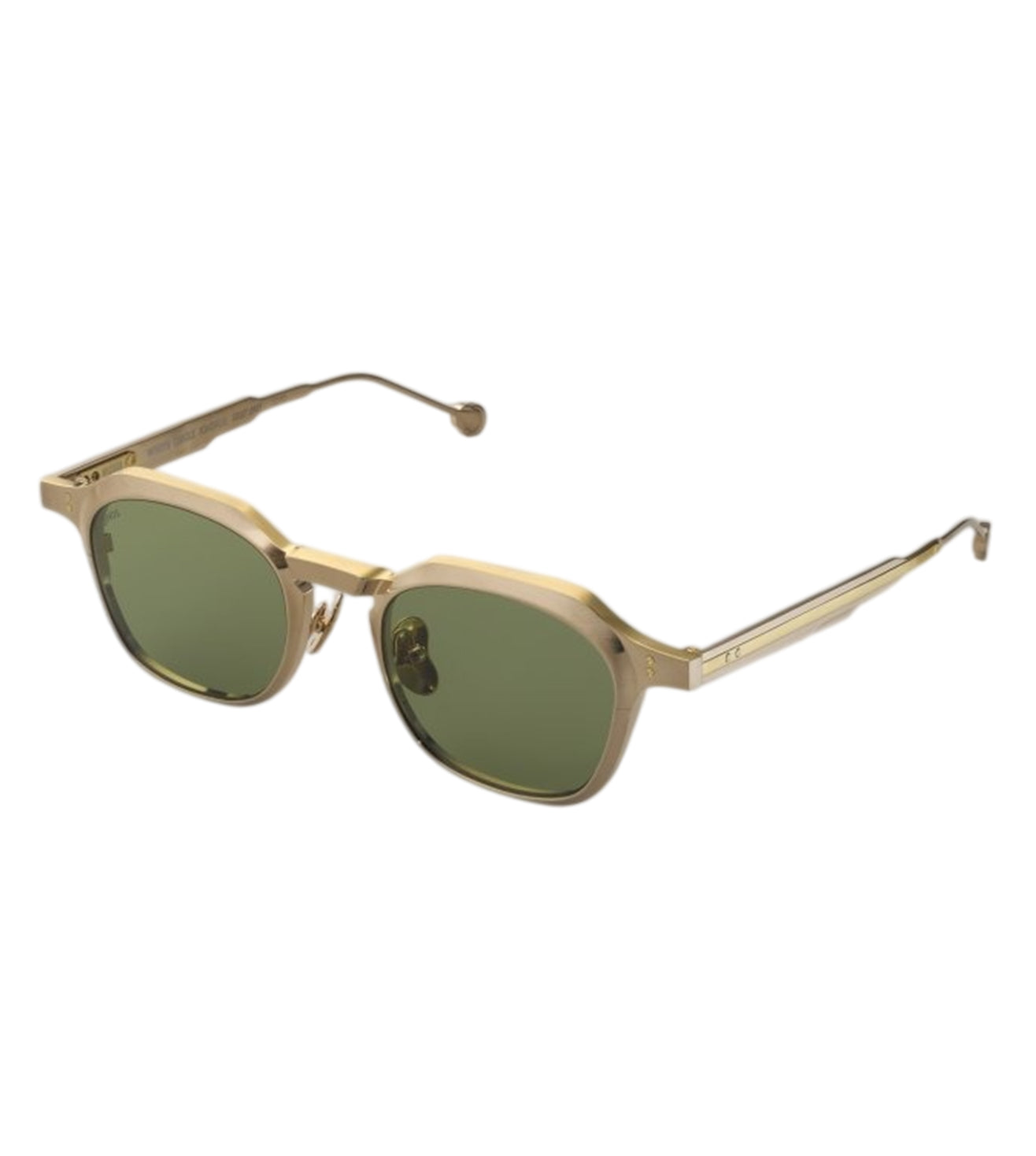 Massada White Circle Kronos MA-9764 Squared Sunglasses - side view
