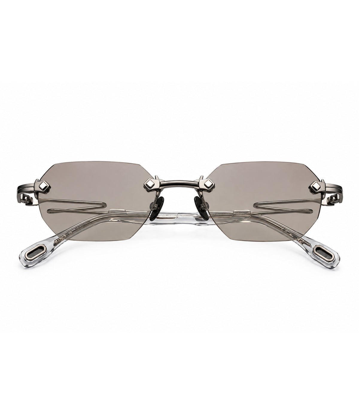 Capote Unisex Grey Angular Sunglasses - C33 GRAPHITE/GREY