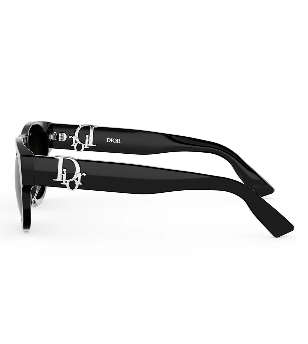 Dior DM40177I 53 10A0 Women's Black Square Sunglasses alternate view