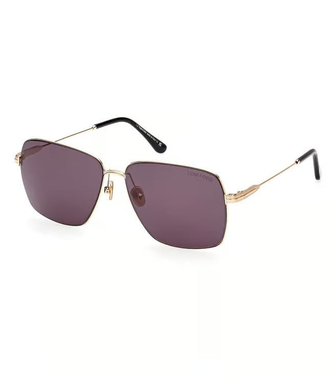 Tom Ford Unisex Smoke Pilot Sunglasses