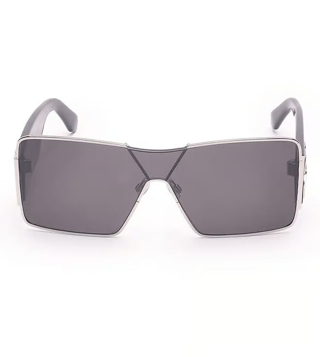 Off White Men's Grey Square Sunglasses OERI14GS2517207