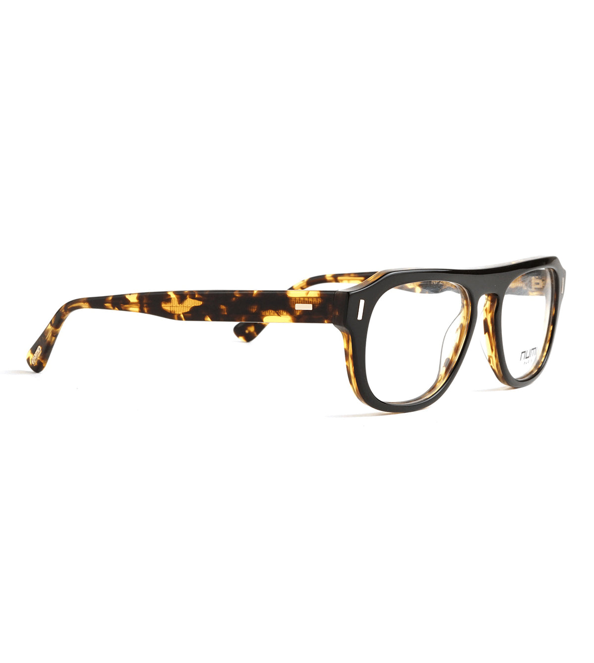 Numi Paris Men's Black Rectangle Optical Frames - NP2403-02-54