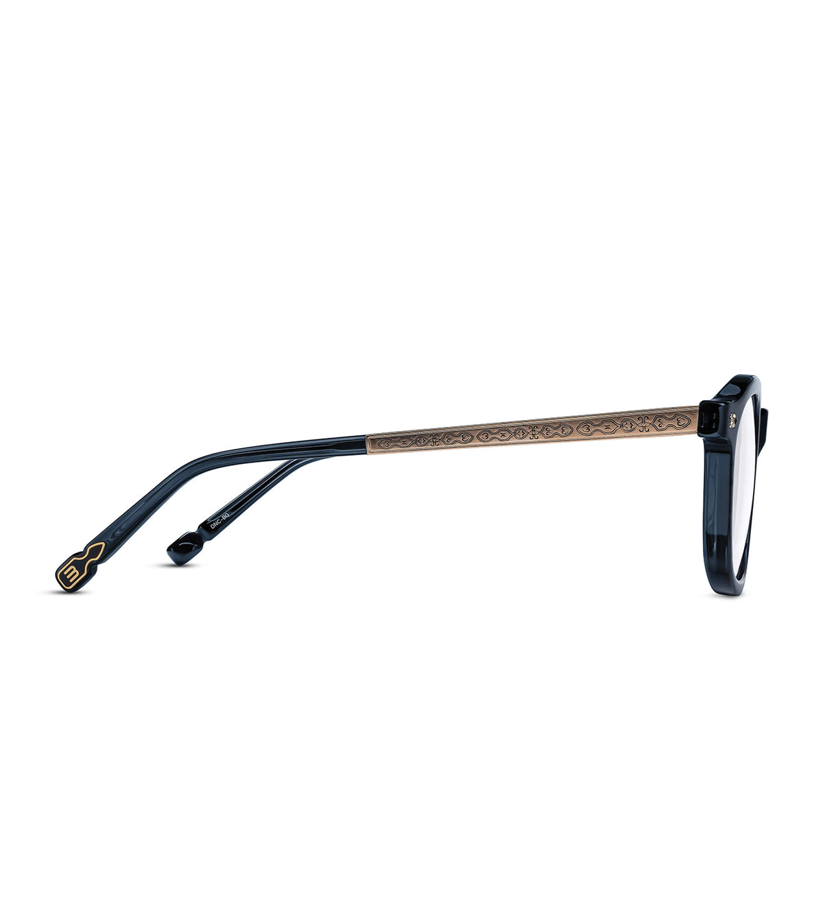 Matsuda M2068.RX.DNC-BG.48 Unisex Dark Navy Square Optical Frames alternate view