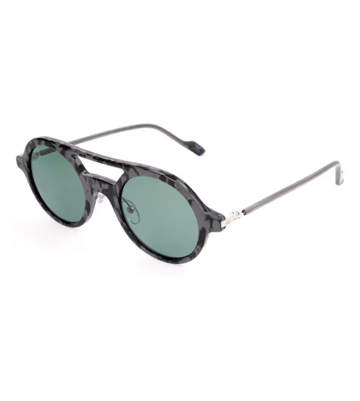 Adidas Unisex Green Round Sunglasses - AOK004.096.000