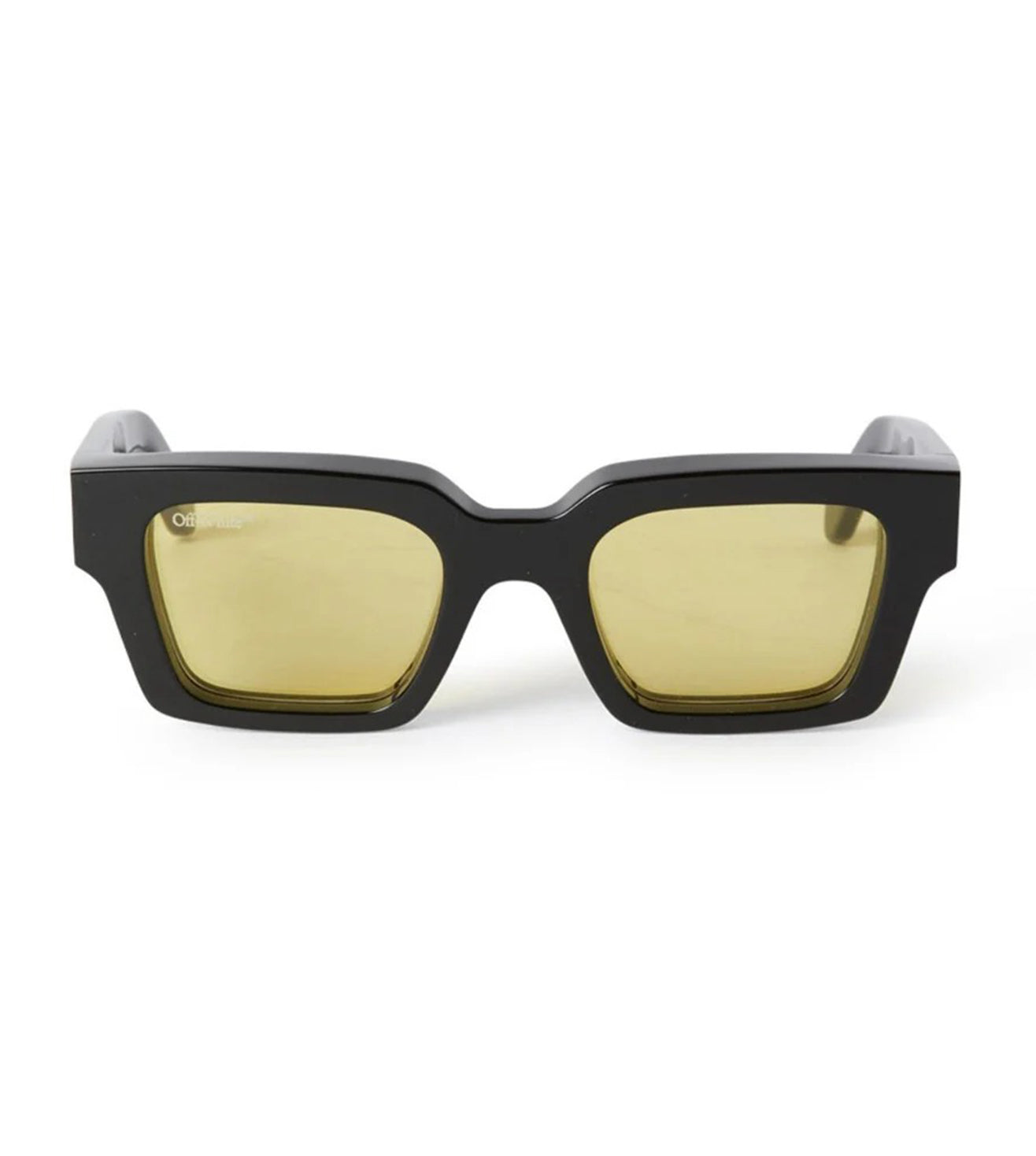 Off White Men's Yellow Square Sunglasses OERI008C9941018
