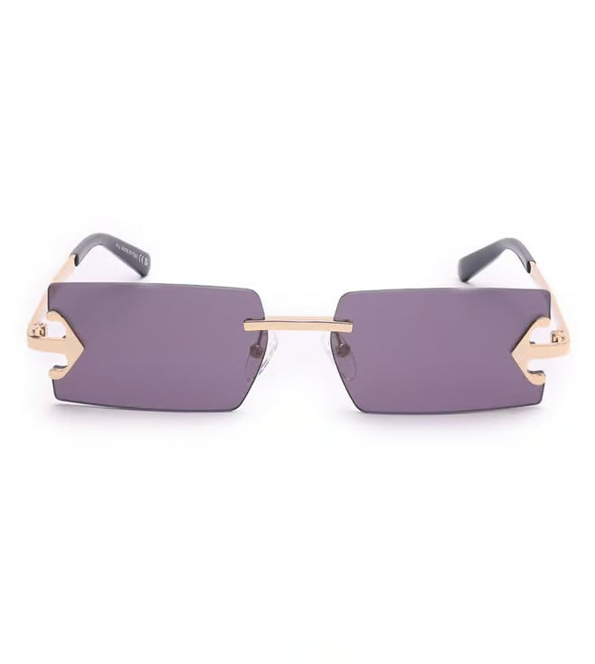 Off White Men's Grey Rectangular Sunglasses OERI15517607