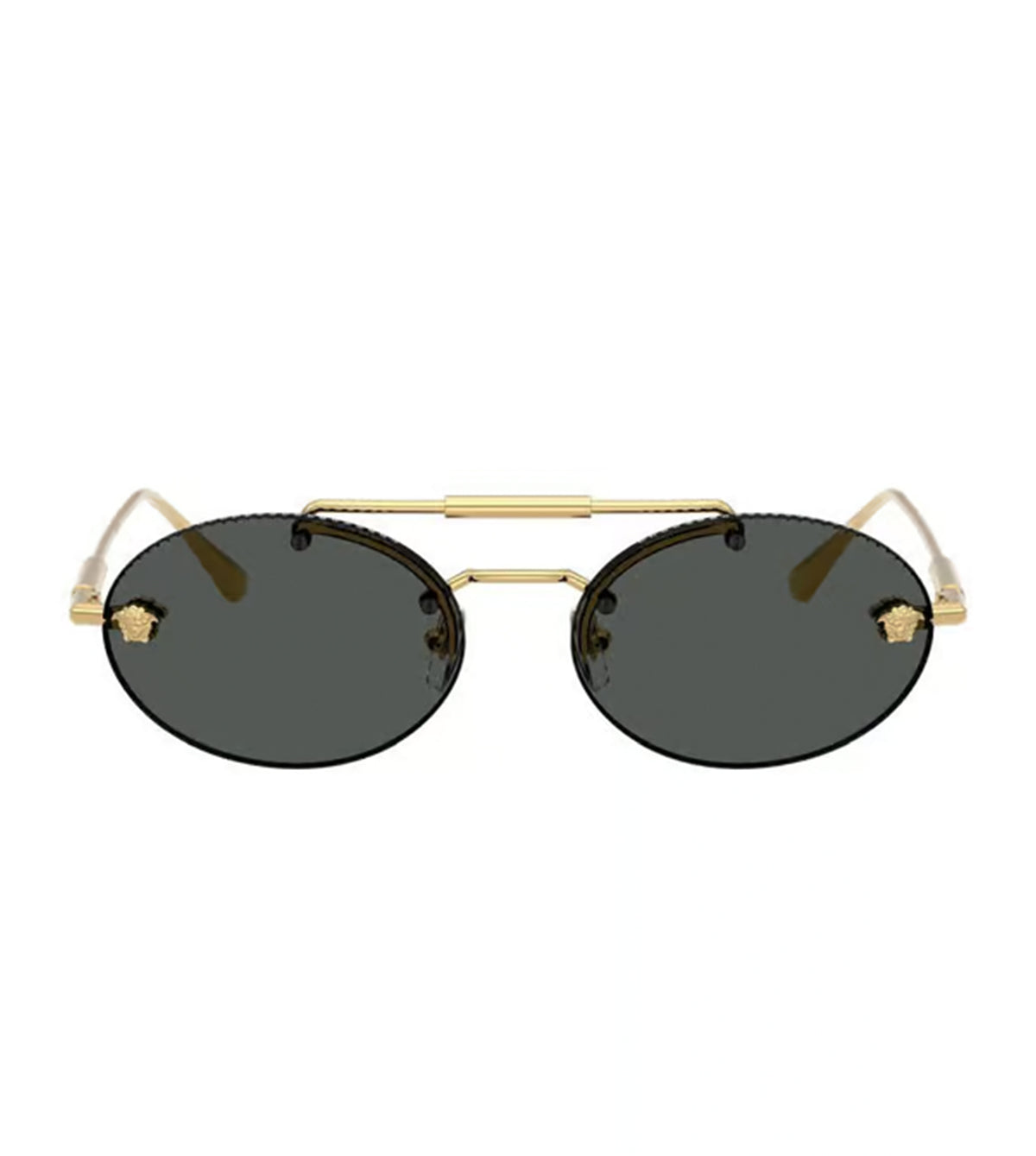 Versace Women's Grey Oval Sunglasses - 0VE229510028756