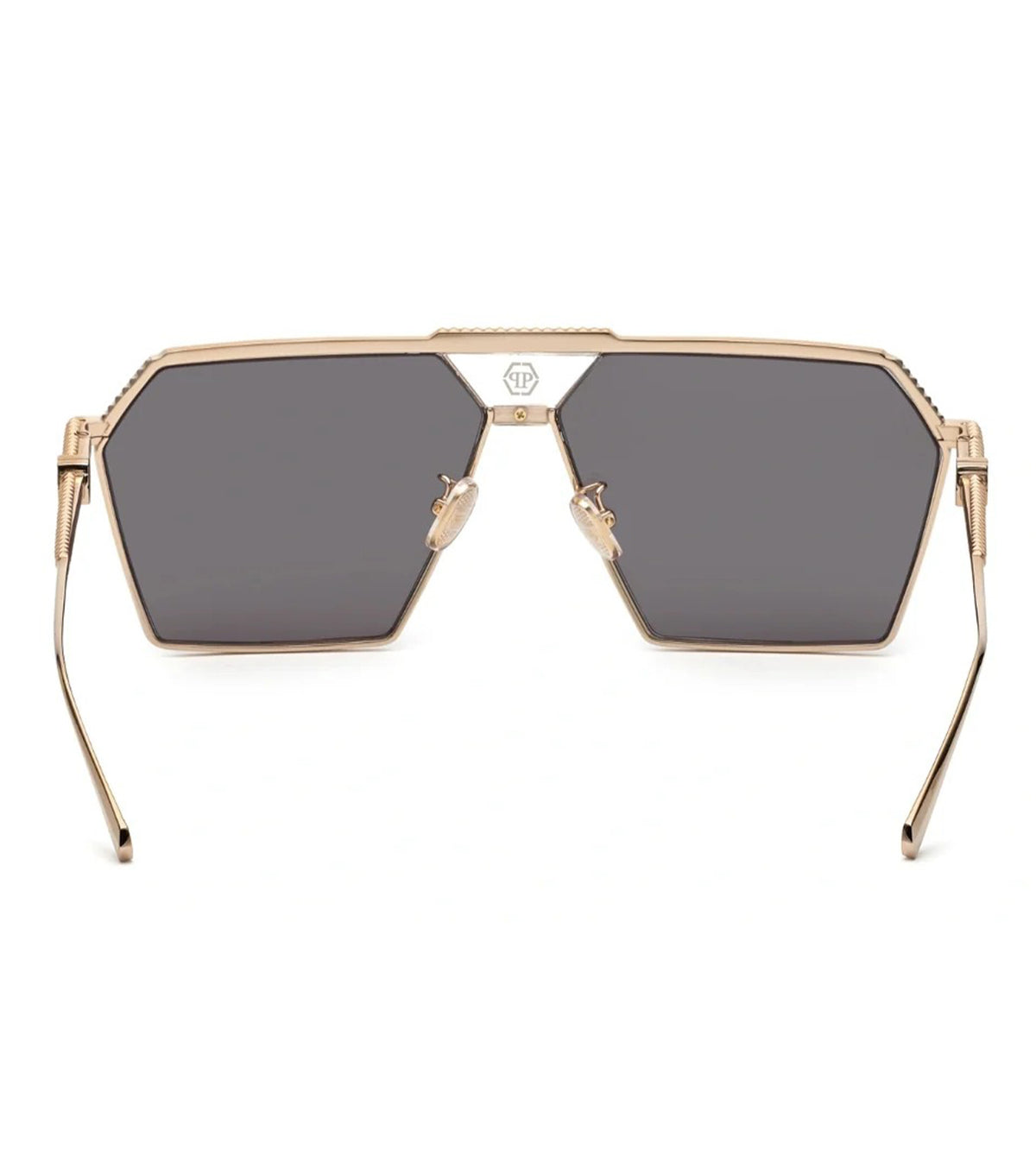 Philipp Plein SPP076M 66 301 Men's Grey Navigator Sunglasses