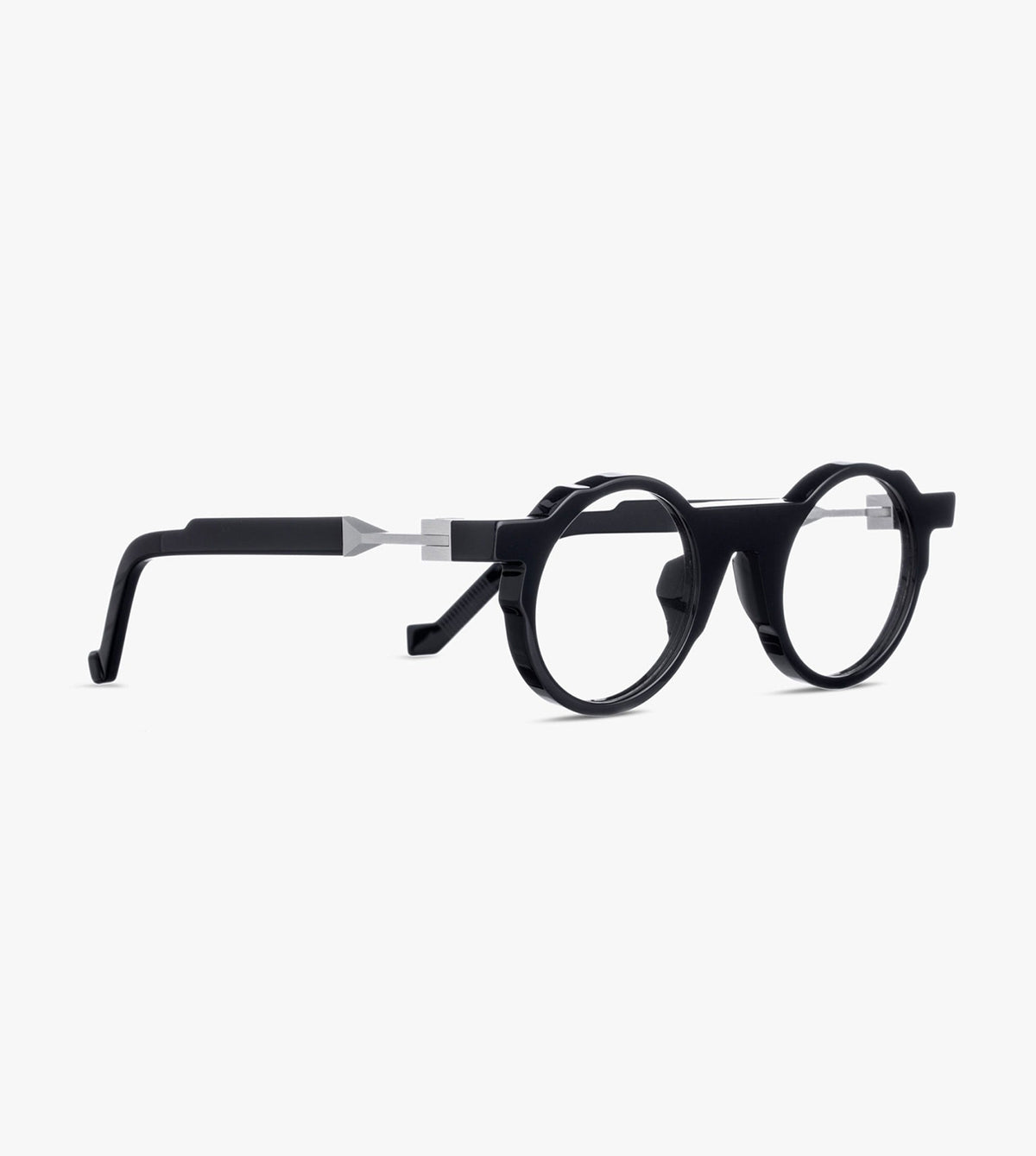 Vava BL0015B.140.45 Men's Black Round Optical Frames alternate view