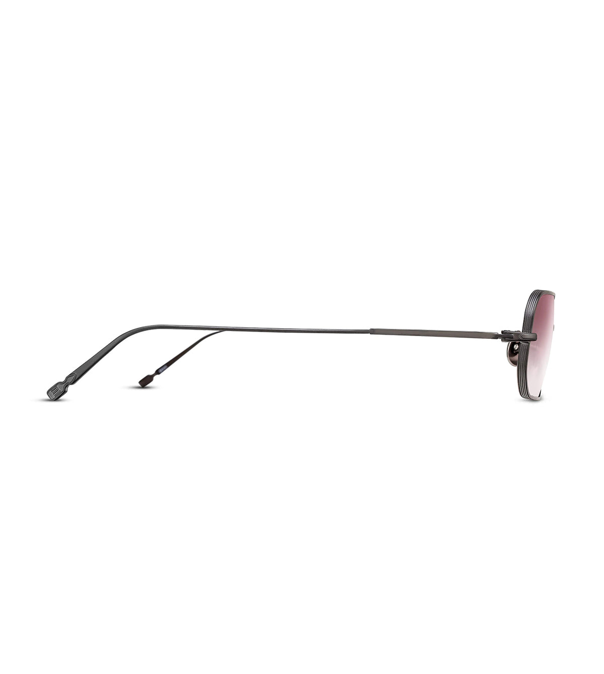 Matsuda M3163.SG.MBK.53 Unisex Rose Gradient Rectangle Sunglasses alternate view