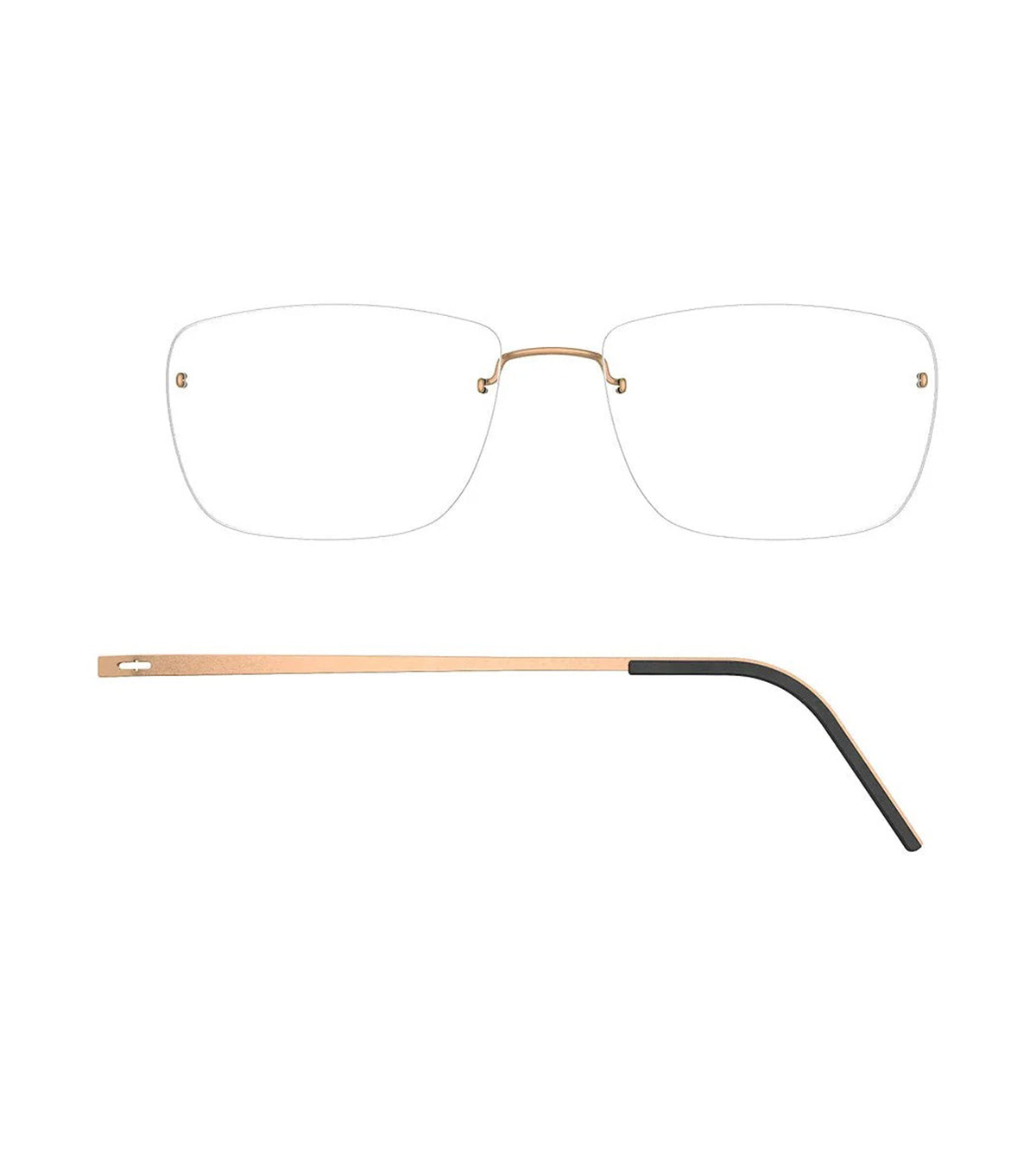 Lindberg L-3P 2277 GT Gold Rectangular Optical Frame