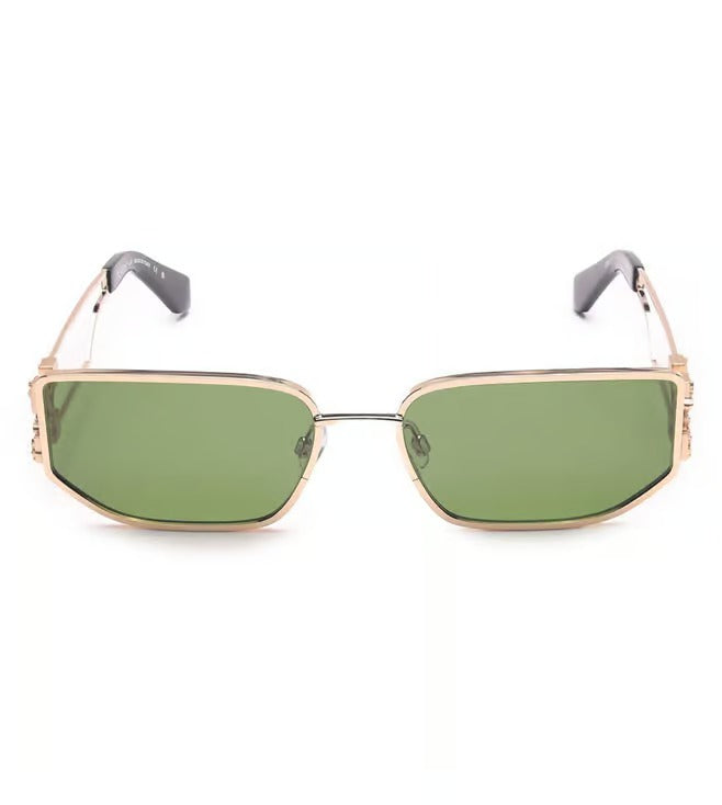 Off White Unisex Green Wayfarer Sunglasses OERI15617655