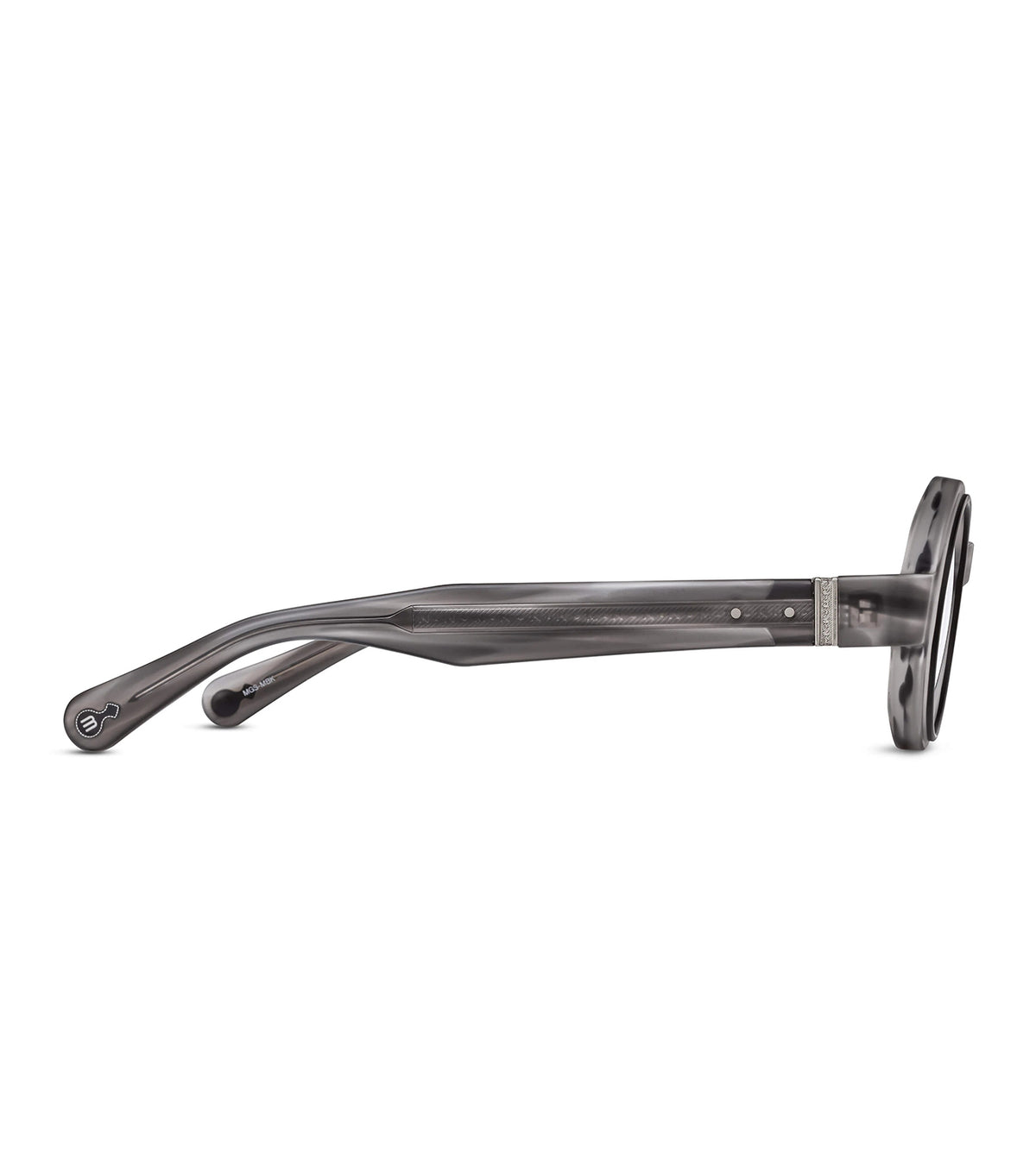Matsuda M1041.RX.MGS-MBK.45 Unisex Matte Grey Stone Round Optical Frames alternate view