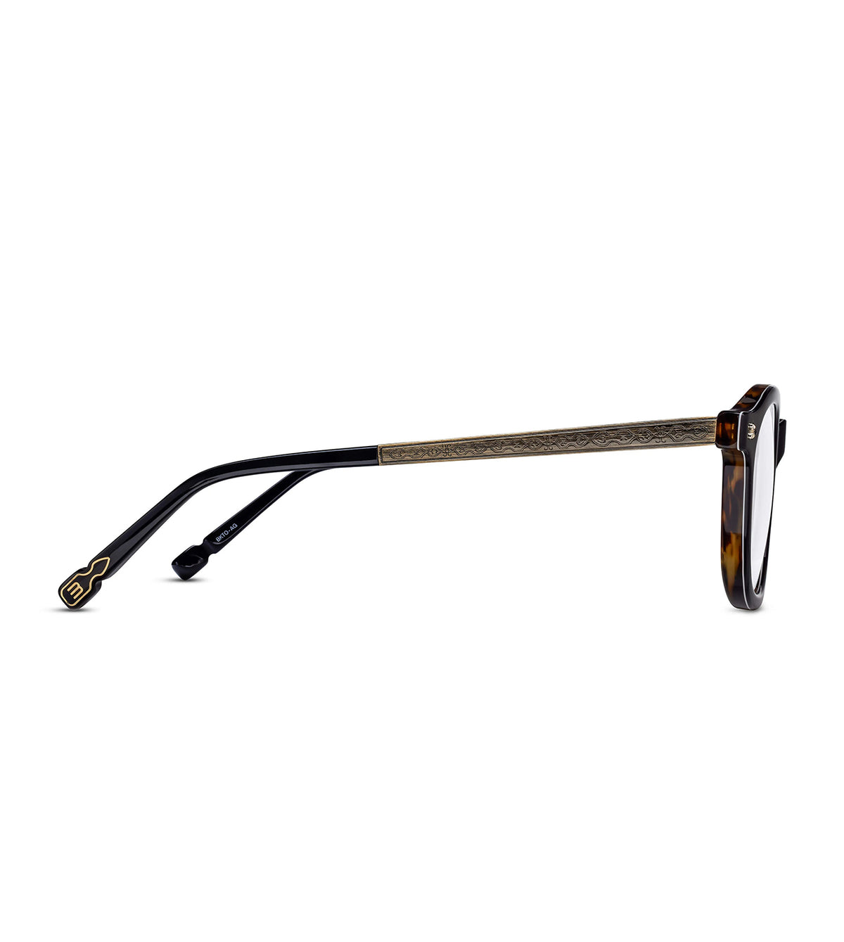 Matsuda M2068.RX.BKTO-AG.48 Unisex Black Tortoise Square Optical Frames alternate view