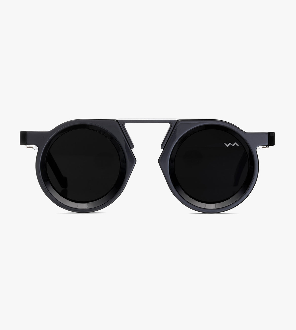 Vava BL0045B.145.44 Unisex Black Round Sunglasses