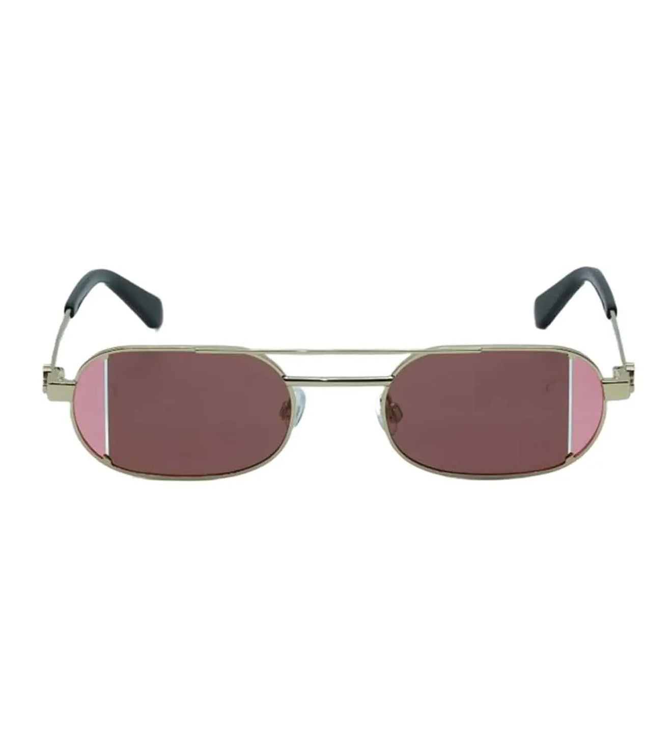 Off White Women's Pink Oval Sunglasses OERI14H17628