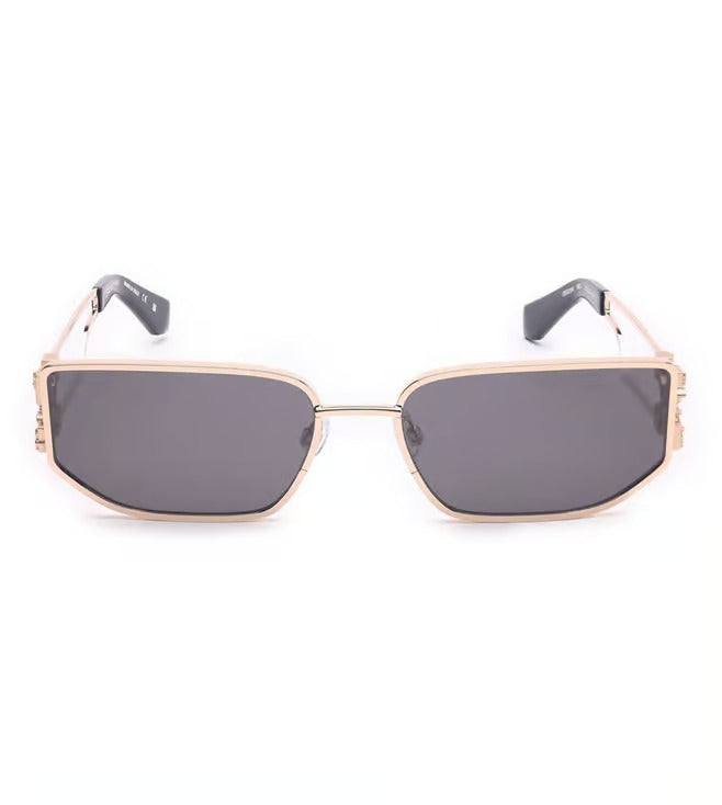Off White Unisex Grey Rectangular Sunglasses OERI15617607