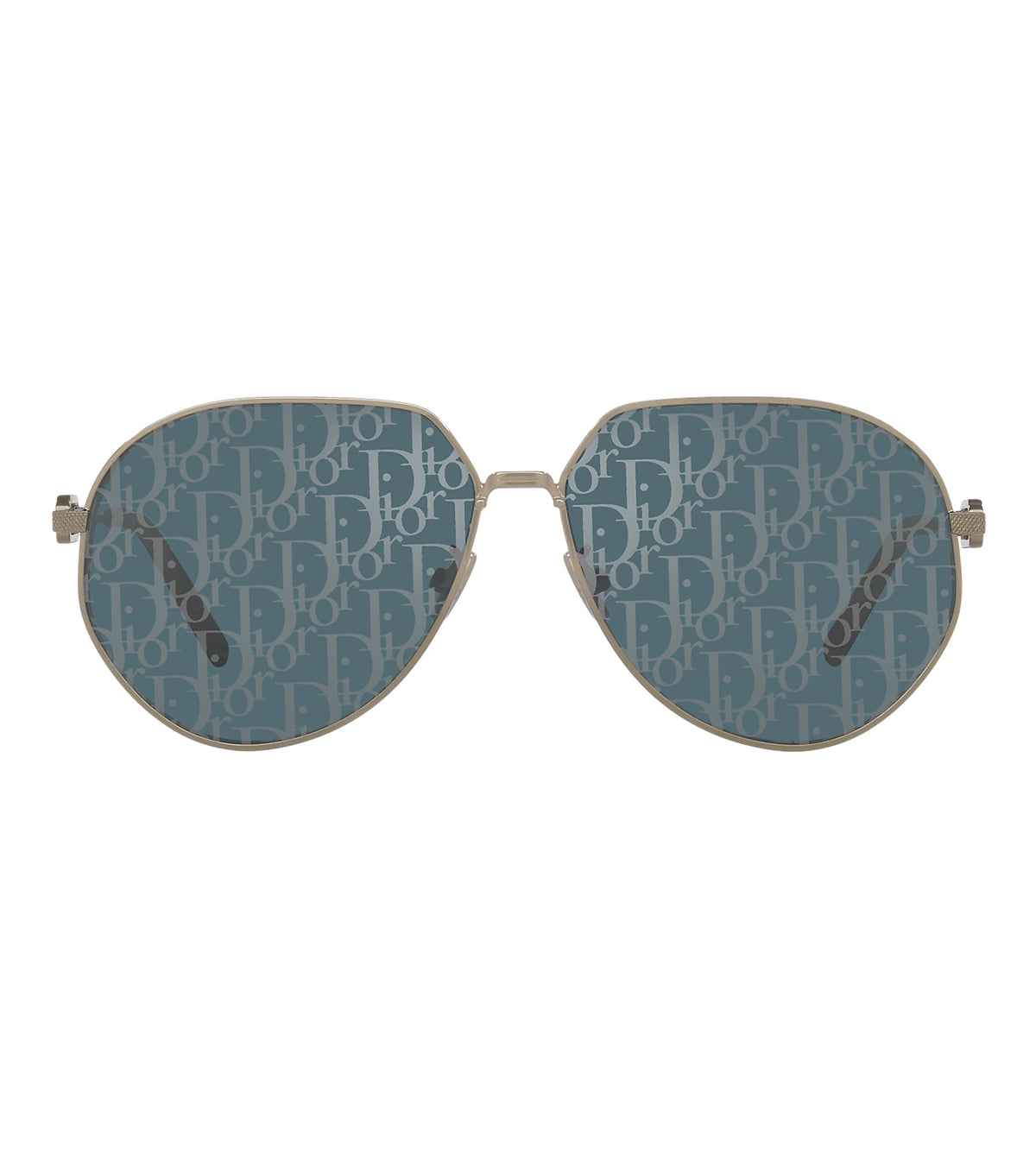 Dior DM40026U 61 H4B8 Men's Blue Mirror Pilot Sunglasses